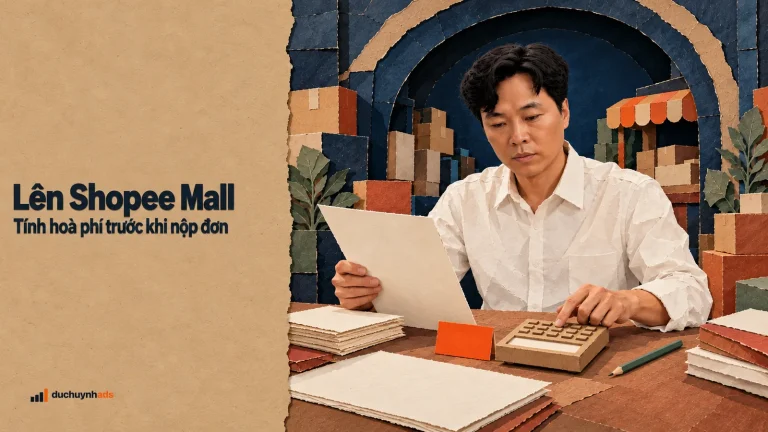 Gian 500 triệu một tháng có nên lên Shopee Mall?