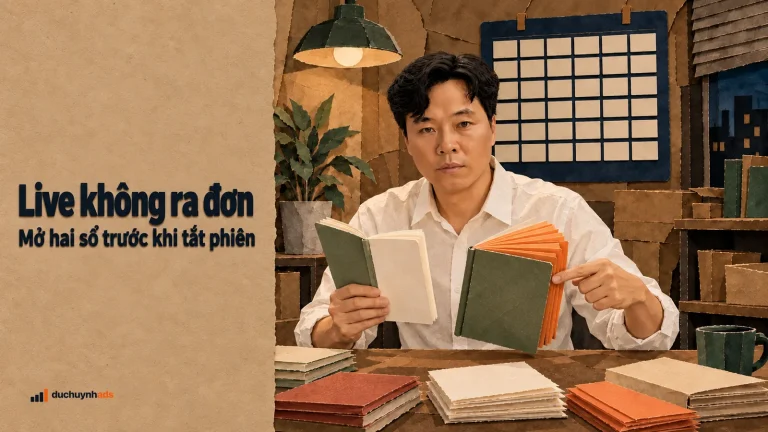 Livestream mệt mà không ra đơn: phiên live đang bị đo sai thước